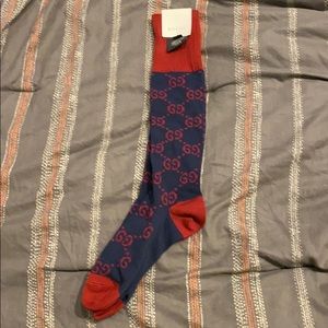 NWT GG Pattern Cotton Blend Socks
